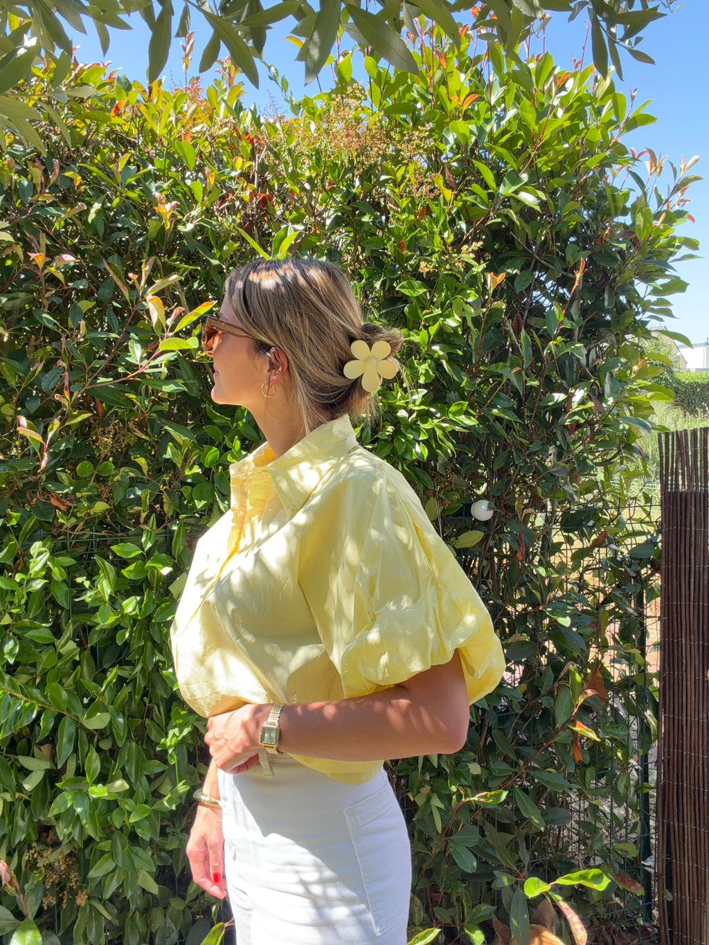 Blouse MARGUERITE - Jaune