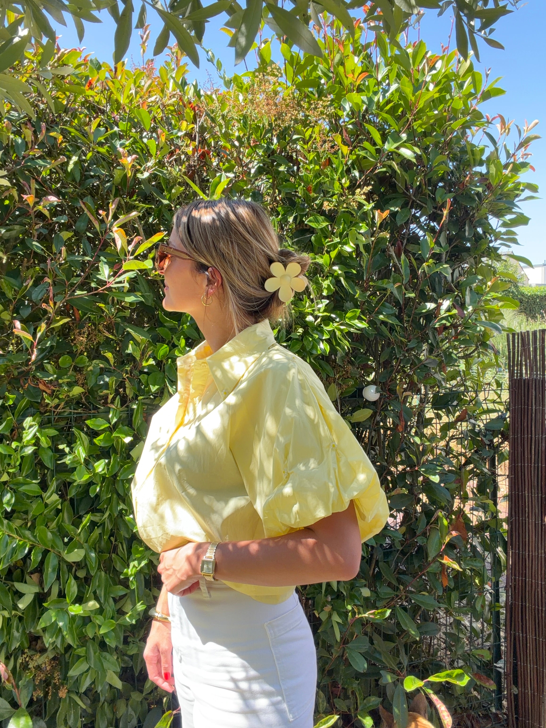 Blouse MARGUERITE - Jaune