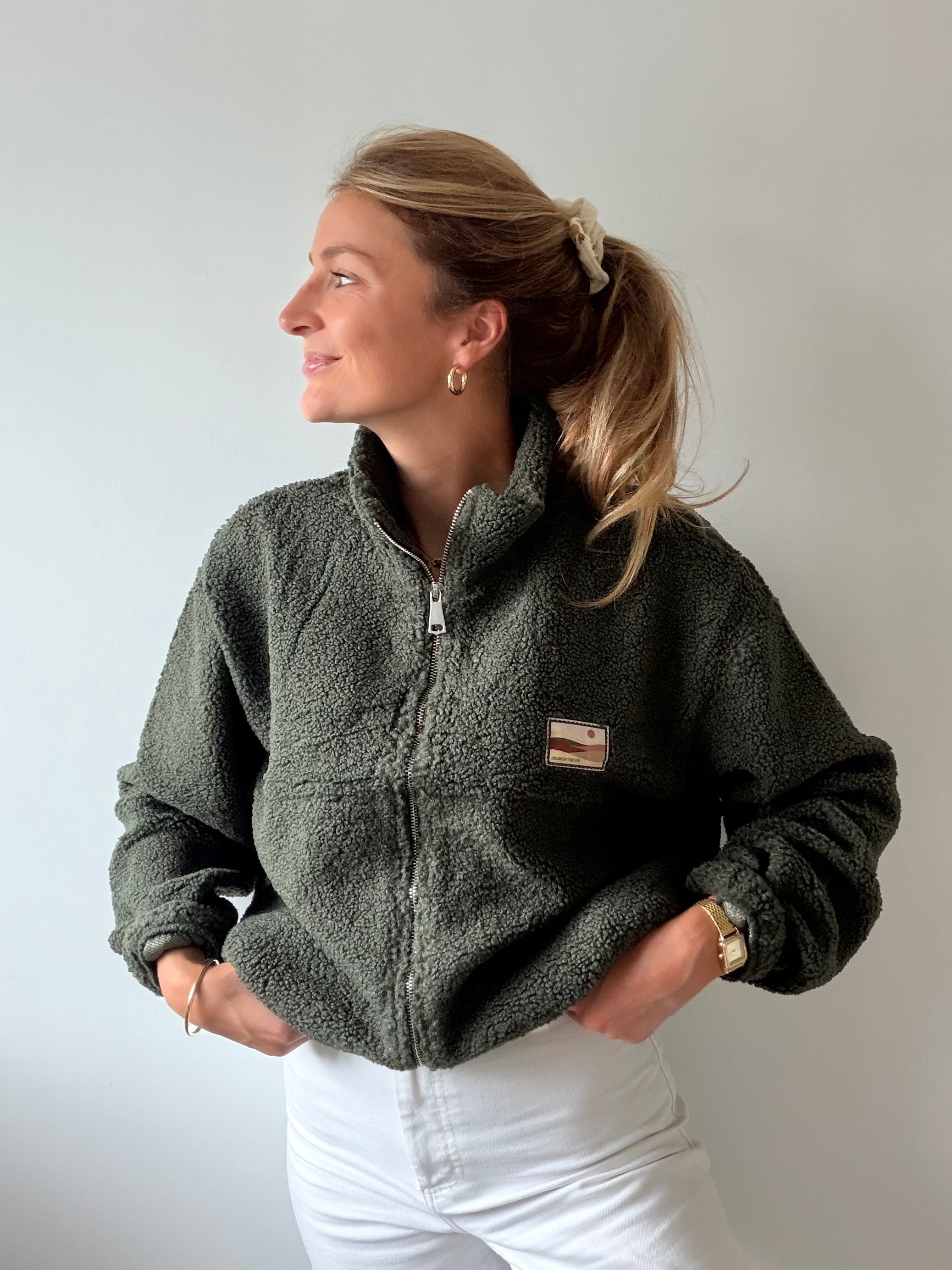 Polaire ANNA - Vert profond