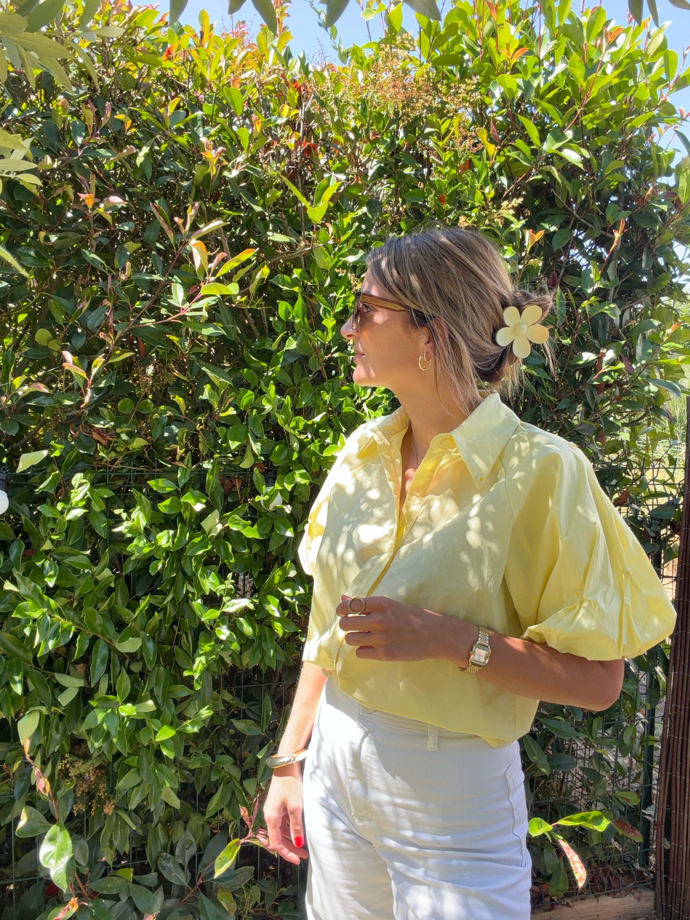 Blouse MARGUERITE - Jaune