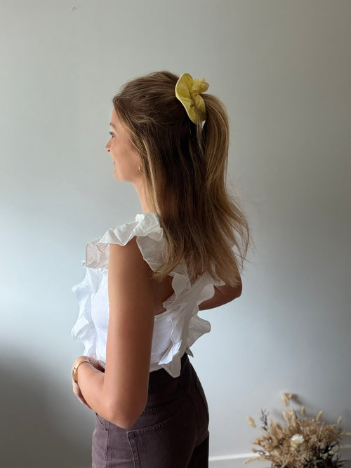 Chouchou élastique jaune INES – Marcelle Ouest