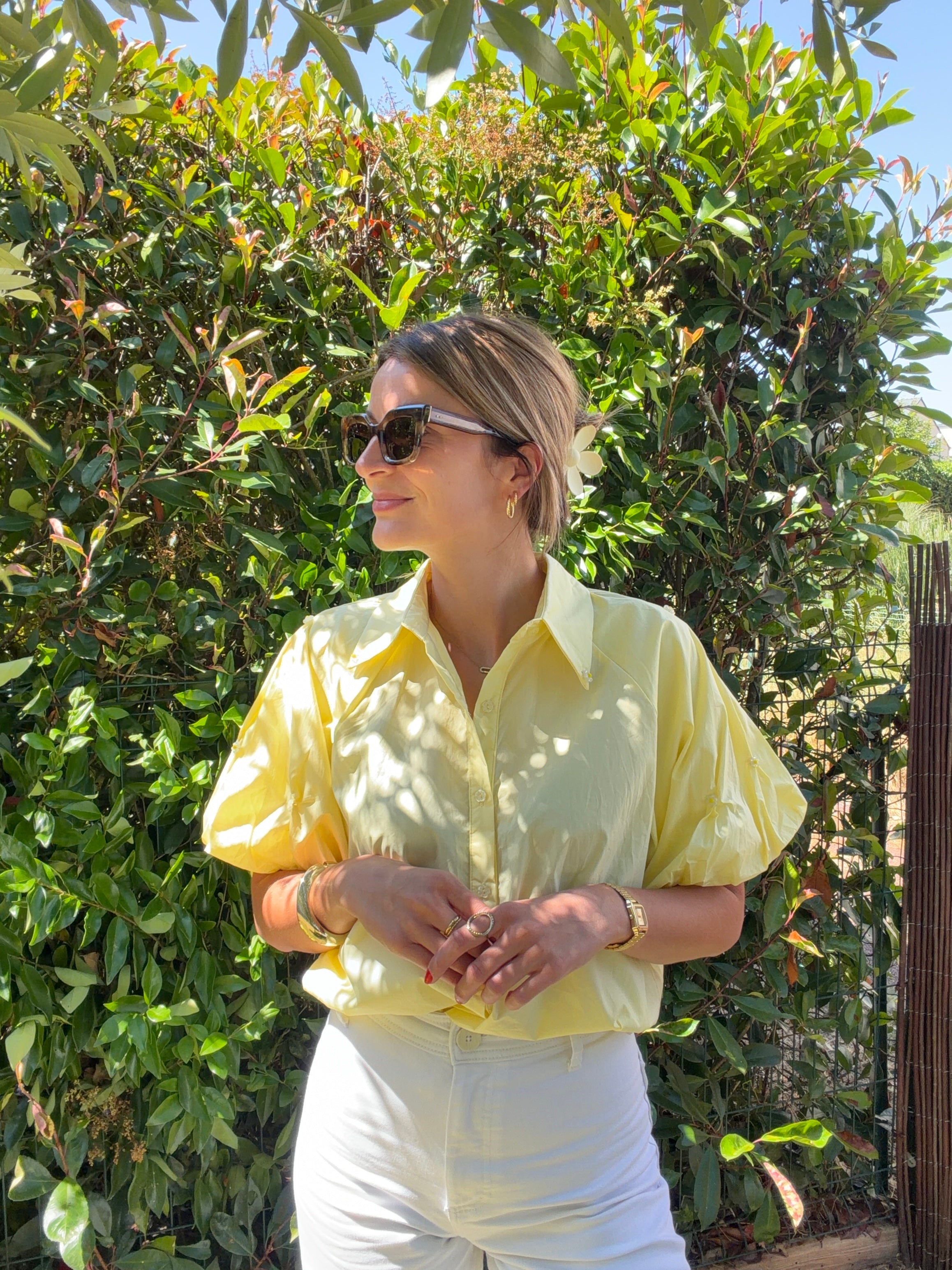 Blouse MARGUERITE - Jaune